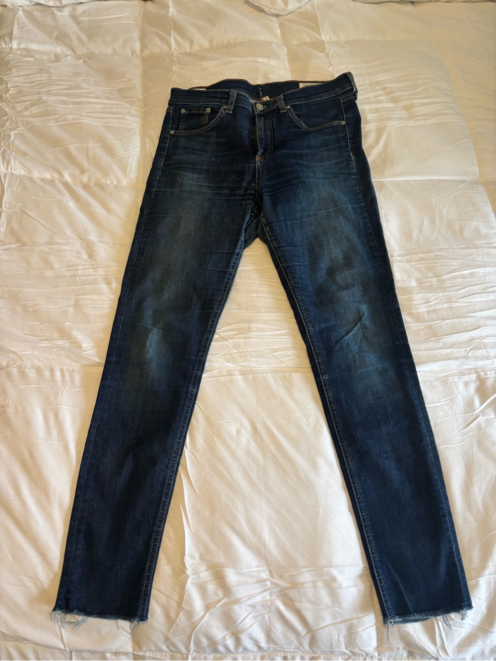 rag & bone Women’s 10 Inch Ankle Skinny Indigo Jeans